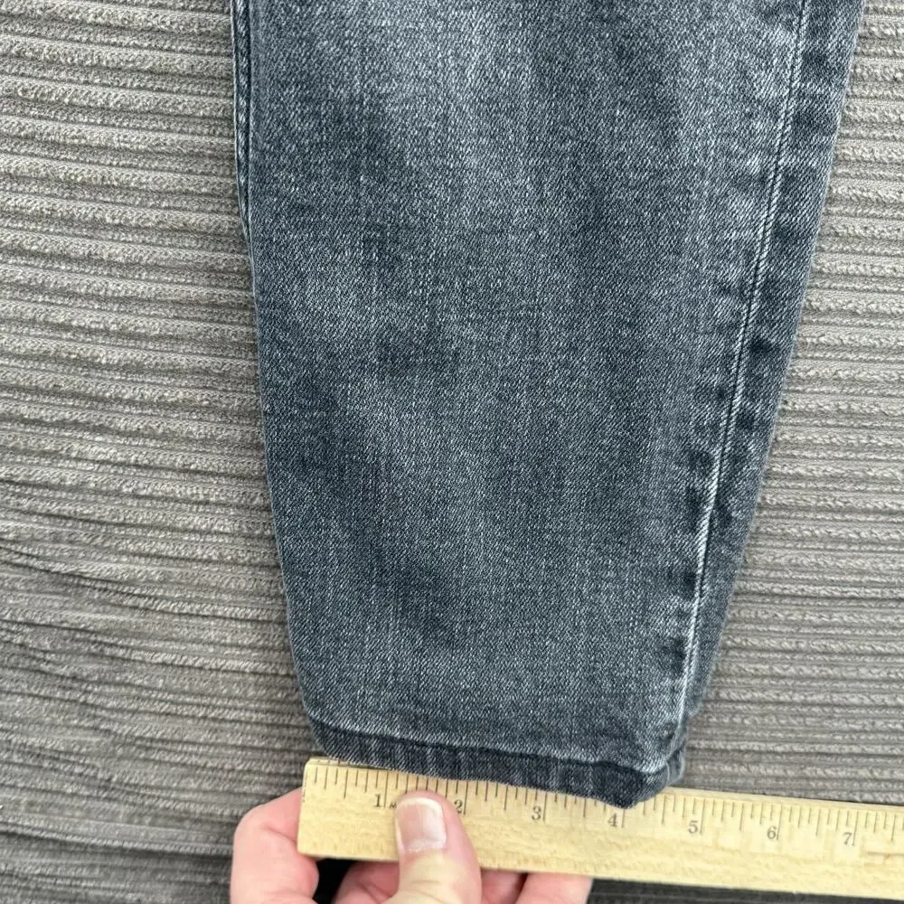 AllSaints Rex Jeans‎ Men 30/26 Gray Cotton Button Fly Distressed Designer.
